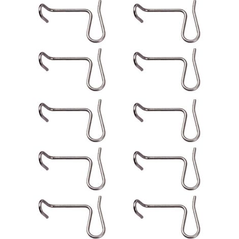Lot de 10 tendeurs de fil de clôture pour poteaux métalliques, outils de serrage et de fixation pour clôtures de jardin, ferme ou verger (1/5)