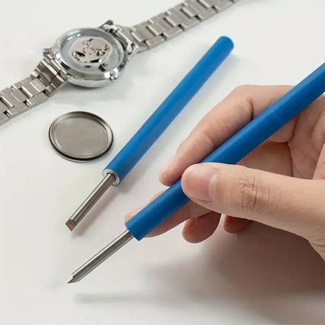 Watch opening tool, case opener, case opening knife, case back opening knife, long-handled watch opener, battery replacement tool, Model 1
