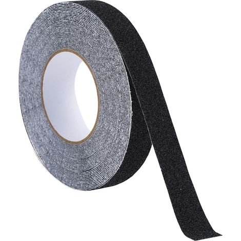 Cinta adhesiva antideslizante para escaleras, 2,5 cm x 20 m. Tira antideslizante para escaleras, cinta adhesiva antideslizante para interiores y exteriores, adhesivo antideslizante para escaleras y pe (1/5)