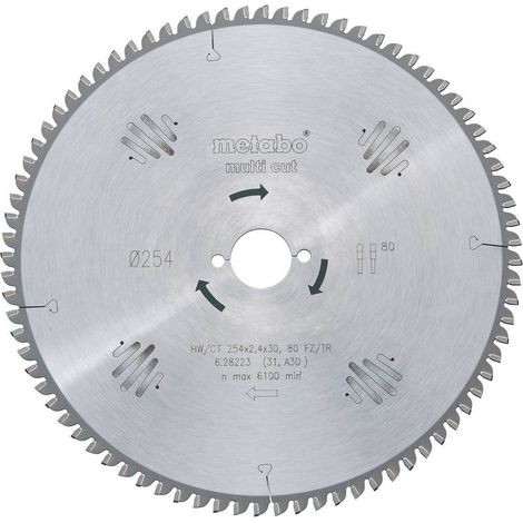 [NEUWERTIG] B-Ware Metabo HW/CT 216X30 60 FZ/TR5 628083000 Hartmetall Kreissägeblatt 216x30x1.8325 (1/2)