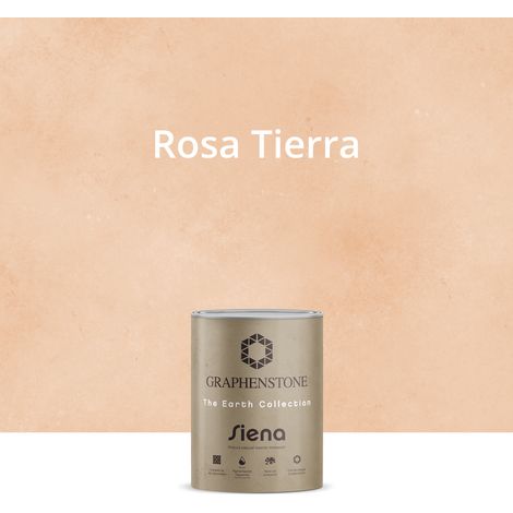 Pintura Ecológica INTERIOR Efecto LIMEWASH Base Cal SIENA Color ROSA TIERRA 1L