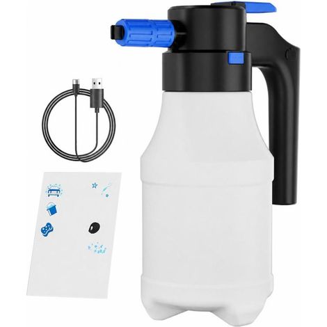 Pulvérisateur mousse électrique 1.5L - USB 2000mAh pour lavage voiture jardinage (1/5)