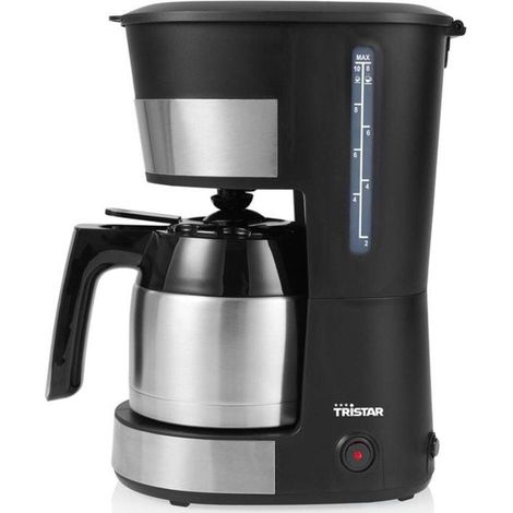 Cafetera de Goteo Tristar CM-1283/ 10 Tazas/ Negra y Plata