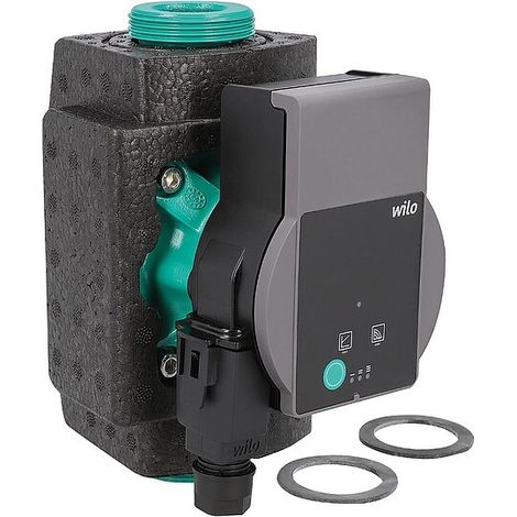 Wilo Atmos PICO plus Nassläufer-Hocheffizienzpumpe 25/1-4, max. Förderhöhe 4,1m, 15/20W, 230V, G 1 1/2", PN 10