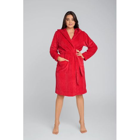 Peignoir Zala pour femme, manches longues, taille XXL (1/5)