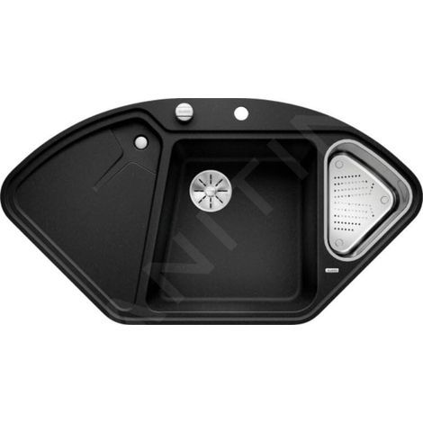 Blanco Delta II - Évier en silgranite, 1042x560 mm, avec accessoires, InFino, anthracite 523670 (1/4)