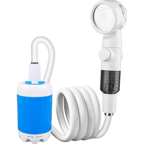 Douche de camping portable – Modes réglables, pompe compacte pour usage extérieur (1/5)