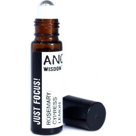 Mélange d'huiles essentielles à bille de 10 ml - Concentrez-vous simplement  (1/4)