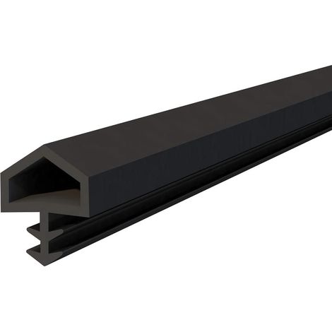 cyclingcolors Guarnizione per porte e finestre 10mm x 5,5mm nero gomma termoplastica striscia flessibile isolamento (lunghezza 5mm) (1/2)
