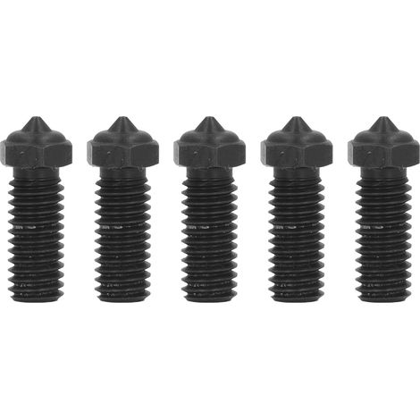 Buse Hotend pour imprimante 3D, 5 pièces, filetage M6 en acier trempé 0.4mm pour QIDI x-max3 x-smart3 x-plus3 (1/5)