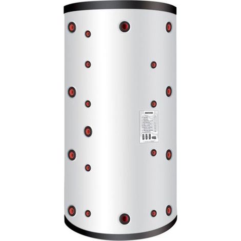 Thermador – Ballon échangeur 1000 L – 2 échangeurs en inox 316L – Production instantanée d'ECS – Efficacité thermique optimisée (1/3)