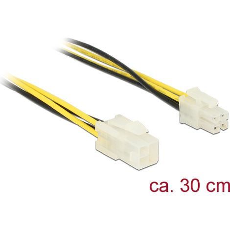 Delock enchufe de 4 contactos p4 con alargador  toma de 4 contactos p4 30 cm