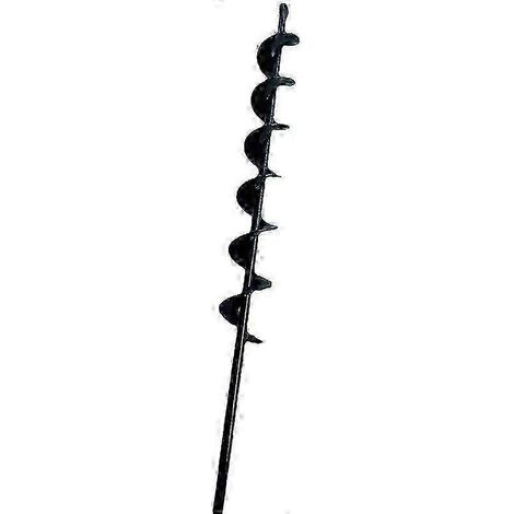 Mèche de tarière noire 50 mm x 450 mm pour jardinières. (1/5)