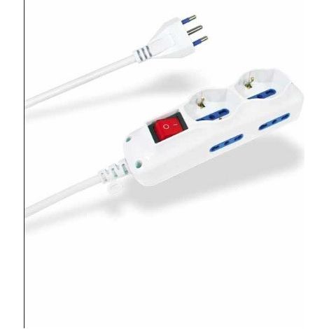 Scarpetta Multipresa 2 biprese shuko + 4 biprese laterali 16a neos