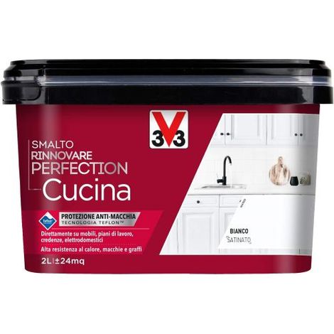 Smalto V33 cucina lt.2 bianco satinato (1/3)