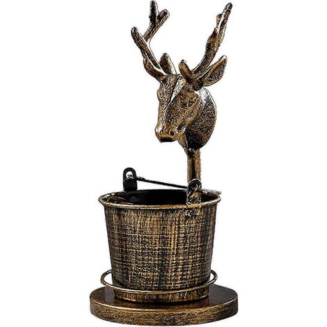 Cendrier à cigares créatif, sculpture, ornement de salon-Deer Head (1/5)