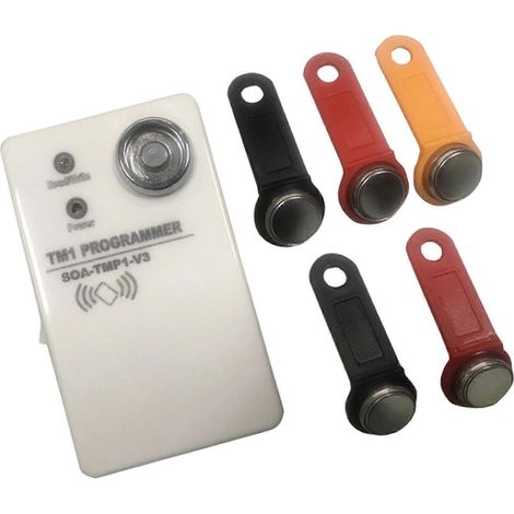 Lecteur de cartes de contrôle d'accès universel pour puces S50/S70, conception étanche, utilisation facile, lecteur/enregistreur de cartes multicolore TM1. (1/5)