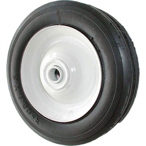 Roue en acier à moyeu centré universelle - diamètre extérieur 152mm - largeur 38mm - longueur moyeu 44,5mm - alésage 12,7mm