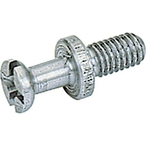 Einschraubdübel, 65370, 5mm, blank, Gewinde M4 x 7,8 mm (1/2)