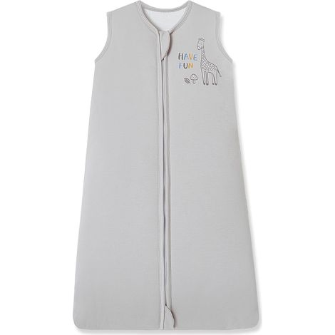 Gigoteuse d'hiver pour bébé 2.5 tog,turbulette bébé Fibre de Bambou Super Doux et Chaud, Turbulette Hiver pour Bébé, 2.5 Tog/Girafe grise, (1/5)