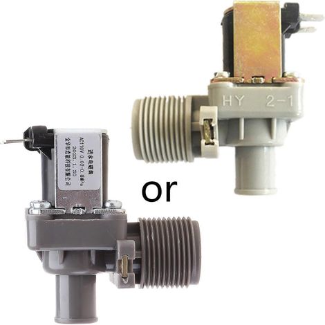 Électrovanne d'eau 12 V/24 V/110 V/220 V pour raccord rapide de vanne 3/4 pouce pour distributeur de purificateur d'eau. (1/3)