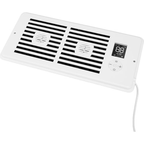 Ventilateur de registre silencieux 10 vitesses écran LCD minuterie télécommande pour bouche 4x10 pouces système CVC (1/5)