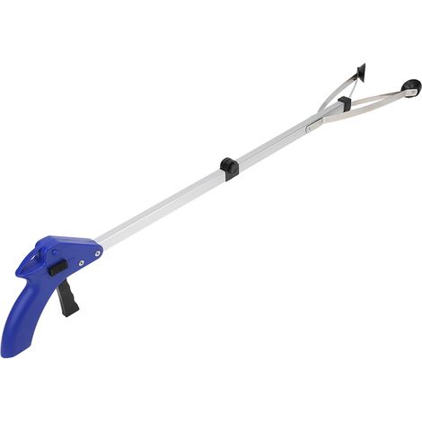 Pince de ramassage pliable avec bras télescopique, outil attrape-objet pour déchets, pince à linge ergonomique (1/5)