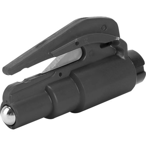 Marteau brise-vitre multifonctionnel miniature pour voiture, outil d'évacuation d'urgence (noir) (1/5)