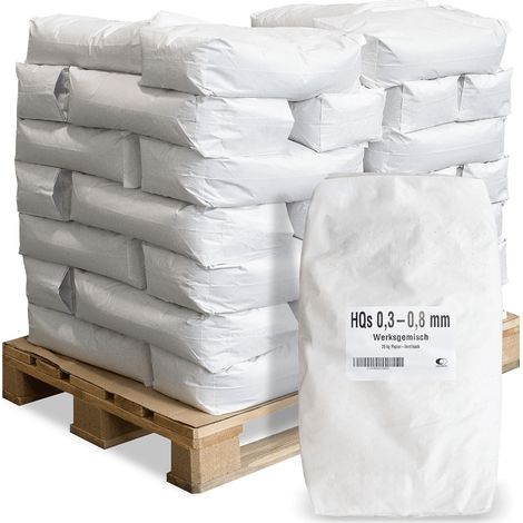 Galamio Rasensand 0,3 - 0,8 mm 25kg x 40 Sack 1000kg (1/5)