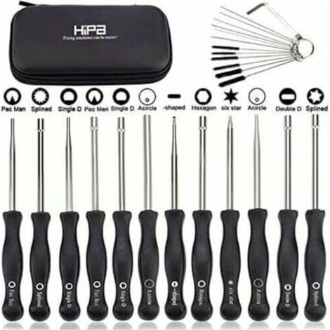 Ensemble de 12 outils de réglage de carburateur et tournevis de réglage pour moteur à 2 temps, pour débroussailleuses, tronçonneuses Poulan, Husqvarna, STHIL, Echo.