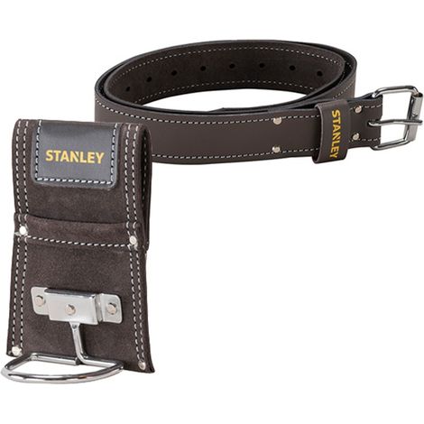 Stanley STA180117 STA180119 Leather Belt with Leather Hammer Holder Steel Loop (1/3)