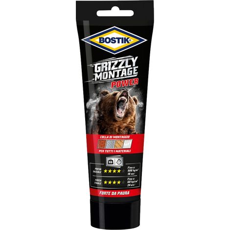 BOSTIK GRIZZLY MONTAGE POWER TUBO 250G. B.CO  PZ 12,0