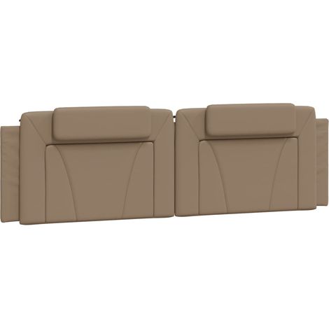 Maison Exclusive - Cuscino Testiera Viana Cappuccino 180 cm in Similpelle