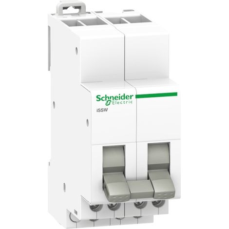 Interruptor de potencia modular I-0-II (red eléctrica-generador) 20A 2P iSSW A9E18074