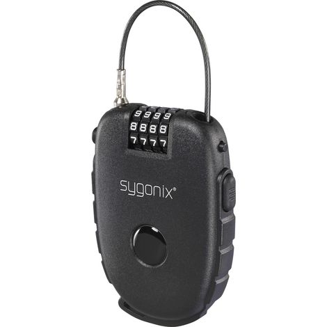 Sygonix  Kabelschloss  Black  Zahlenschloss (1/5)