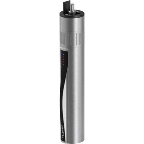 Stylo de test à fibre optique rechargeable 5 km, pointeur laser rouge, localisateur visuel de défauts pour test de câble à fibre optique, gris