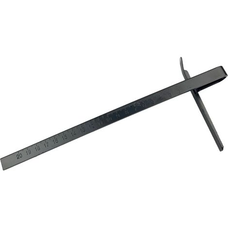 Outil multifonctionnel pour mesurer les clôtures, scie à refendre, 12 cm (1/5)