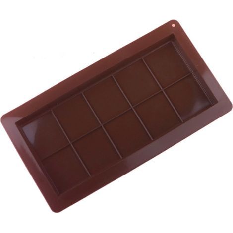Schokoladenform mit 10 Mulden – Ideal zum Backen und für Desserts (1/5)