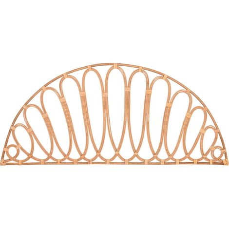 Tête de lit rotin élégant pour touche naturelle chambre - Teinte bambou naturel clair (1/4)