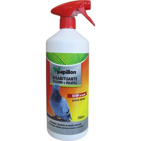 DISABITUANTE SPRAY X PICCIONI E VOLATILI LQ 750ML PAPILLON EX 97945