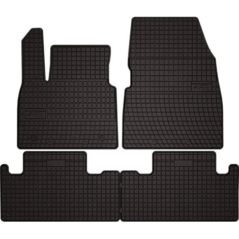 Tapis de sol en caoutchouc pour : Renault Megane E-Tech crossover (2022-) - noirs, sur mesure (1/5)