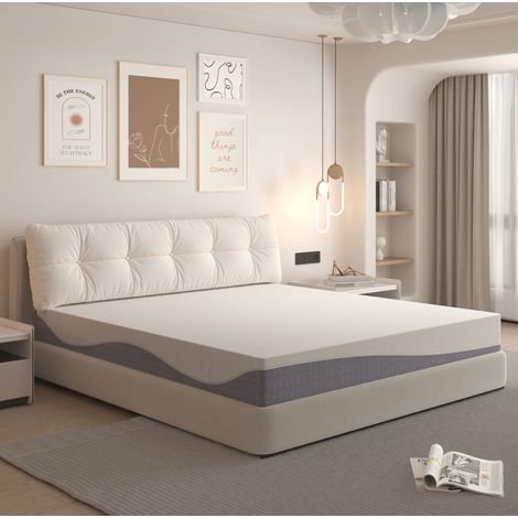 Matelas en mousse 180x200 cm H3/H4, mi-ferme/ferme, 20 cm, housse amovible lavable, certifié OEKO-TEX (1/5)