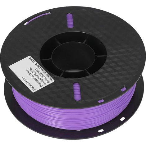 PLA-Filament, 1,75 mm, hochpräzise, rauchfrei, für 3D-Drucker, 1 kg, Lila (1/5)