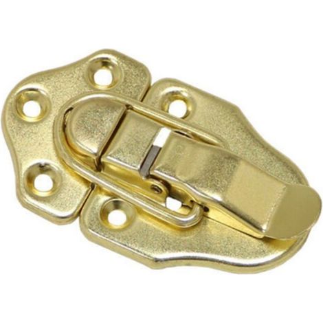 2 fermoirs à bascule loquets, or, coffret bijoux outils valise (1/4)