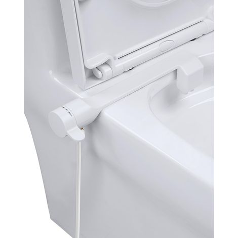 Nicht-elektrischer Toilettensitz mit Kaltwasser und einstellbarem Wasserdruck, mechanischer Bidet-Sprühkopf.