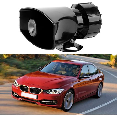 Avertisseur sonore 12V 7 tonalités, corne ABS carré pour voiture, camion, bus - klaxon électrique puissant (1/5)