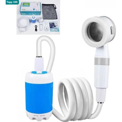 Pompe de douche de camping rechargeable - Débit réglable pour les voyages-AquaForge (1/5)