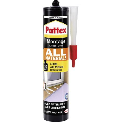 Colle de montage Pattex All Materials PXA45 Couleur blanc 450 g (1/4)
