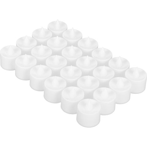 24 Stück LED-Lichterkette mit elektronischer Kerzensimulation – ideal für Feiertage, Hochzeiten, Heiratsanträge und Geburtstage. (1/5)