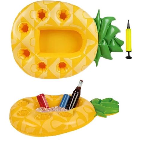 Bar Flottant pour Piscine Forme Fruit Porte Gobelet Gonflable Porte Boissons avec Pompe pour Fête Piscine (1/5)